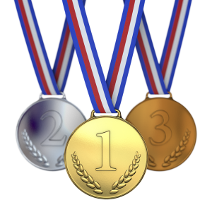 medals top 3